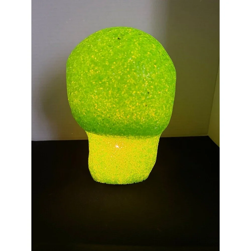 Melted Plastic Light - Green Skull - Halloween - Tested Works -
